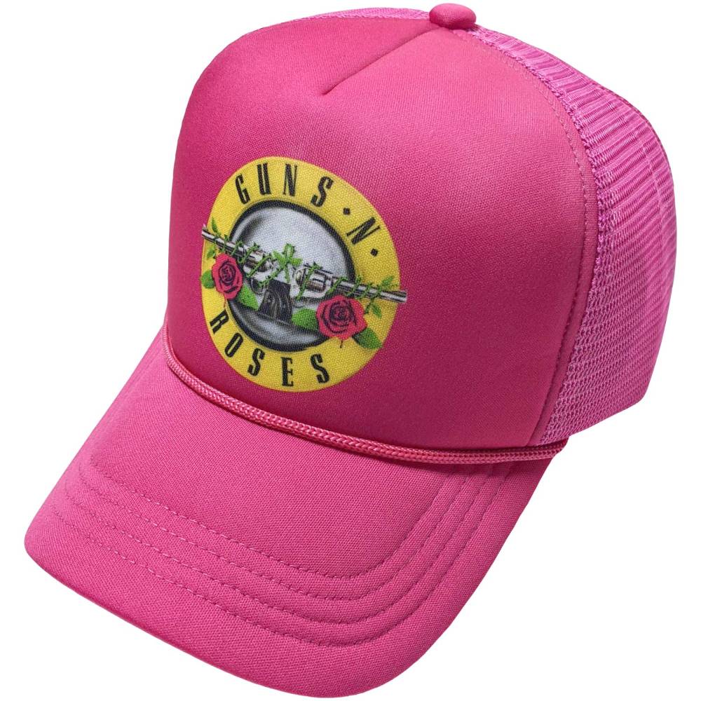 Guns N' Roses - Classic Logo Trucker cap - Rosa